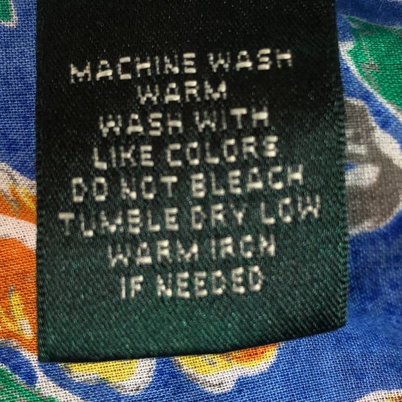 Lauren Ralph Lauren Lovely Blue Floral Print Top - Picture 6 of 6